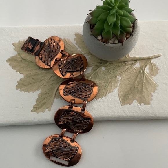 Genuine Copper Statement Bracelet - Picture 1 of 7